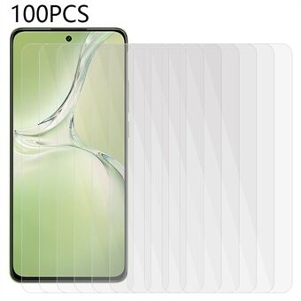 100 stk til Oppo K12x 5G (Kina) / OnePlus Nord CE4 Lite 5G Hærdet Glas Telefon Skærmbeskytter HD Klar