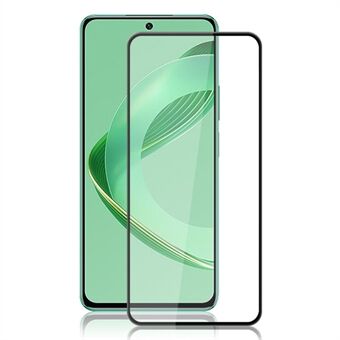 AMORUS screeningsbeskytter hærdet glas film silketryk til Huawei nova 12 SE 4G / nova 11 SE - Sort