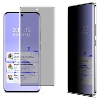 IMAK For Oppo Reno12 5G (Global) Skærmbeskytter Anti-Kig Hærdet Glas Film (Ingen Kant Version)