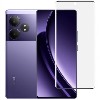 IMAK til Realme GT 6T 5G / GT 6 5G / GT Neo6 SE 5G / Neo6 5G Hærdet Glas Buet Skærmbeskytter (Ingen Kant Version)