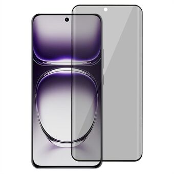 Til Oppo Reno12 Pro 5G (Global) Anti-Spy Hærdet Glas Skærmbeskytter 3D Buet Kant