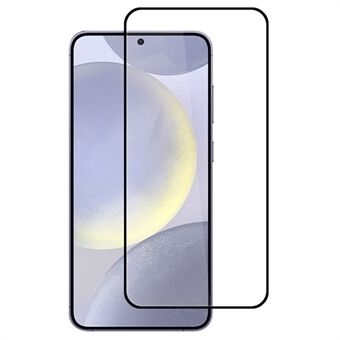 Til Samsung Galaxy S24 Skærmbeskytter 2.5D Silketryk Høj Aluminiums-Silicium Glasfilm