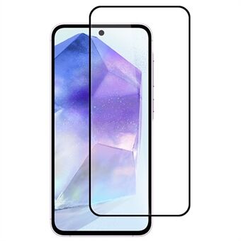 Til Samsung Galaxy A55 5G High Aluminum-Silicon Glass Film 2.5D Silk Printing Skærmbeskytter