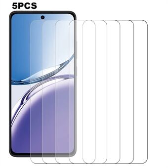 5 STK For Oppo Reno12 F 4G Skærmbeskytter 0,3mm Hærdet Glas Klar Film