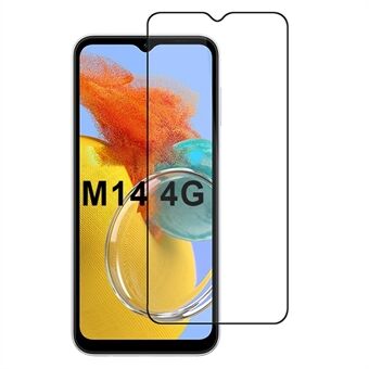 Til Samsung Galaxy M14 5G Høj Aluminium-Silicium Glas Skærmbeskytter 2.5D Silkeprint