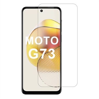 Til Motorola Moto G73 5G Skærmbeskytter 2.5D Buekant Høj Gennemsigtighed