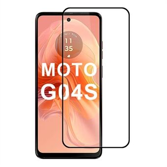 For Motorola Moto G04s 4G skærmbeskytter 2,5D buekant høj aluminium-silicium glasfilm