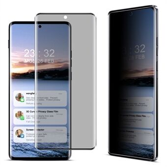 IMAK til Motorola Edge (2024) 5G Anti-Spy Hærdet Glas Fuld Skærmbeskytter 3D Buet Kant