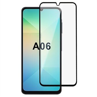 Til Samsung Galaxy A06 Høj Aluminium-Silicium Glas Skærmbeskytter 2,5D Silketryk