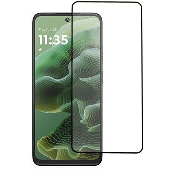 Til Motorola Moto G35 5G Silketryk Fuld Skærmbeskytter Fuld Lim HD Klar Film