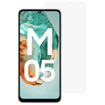 AMORUS Til Samsung Galaxy M05 4G Hærdet Glas Bagside Film HD Klar 2.5D Bue Kant 9H Hårdhed Ridsefast Bagside Beskytter