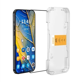 Til Xiaomi Poco M6 Plus 5G ENKAY HAT PRINCE Beskyttelsesfilm HD Klar 9H Ridsefast Skærmbeskytter - Transparent