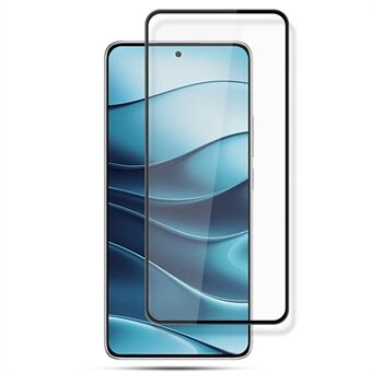 MOCOLO Til Xiaomi Redmi Note 14 5G Skærmbeskytter Anti-Knus Silketrykt Hærdet Glasfilm - Sort