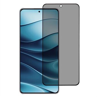 Til Xiaomi Redmi Note 14 5G Anti-Peep Fuld Dækning Skærmbeskytter Silketryk Hærdet Glasfilm