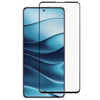 Til Xiaomi Redmi Note 14 5G Skærmbeskytter Silketryk Fuld Lim Hærdet Glas Skærmfilm