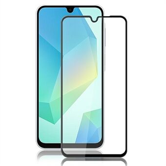 AMORUS Til Samsung Galaxy A16 5G / A16 4G Skærmbeskytter Anti-Splintret Hærdet Glas Film - Sort