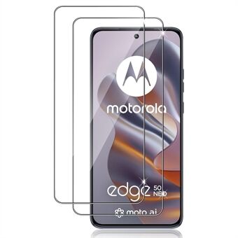 2 stk. Til Motorola Edge 50 Neo 5G HD Klar Skærmbeskytter Anti-Explosion 2.5D Buekant Hærdet Glas Skærmfilm