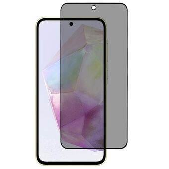 Til Samsung Galaxy A36 5G Anti-Kig Fuld Dækning Skærmbeskytter Silketryk Hærdet Glas Film