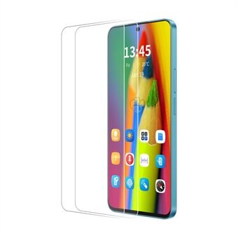 Til Motorola Moto G75 5G ENKAY HAT 2 stk PRINCE Skærmbeskytter 9H Hårdhed Højaluminium-Silicium Glasfilm - Transparent