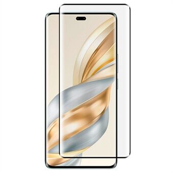 RURIHAI For Honor X60 Pro 5G Høj Aluminium-Silicium Glas telefon skærmbeskytter 3D buet side limfilm