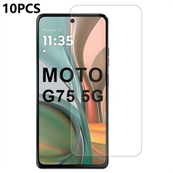 10 stk / Pakke Til Motorola Moto G75 5G Skærmbeskytter Høj Gennemsigtigheds Beskyttelsesfilm