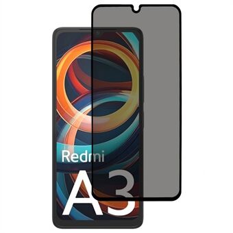 Til Xiaomi Redmi A4 5G / A3 Pro 4G Anti-Spion Fuld Dækkende Skærmbeskytter Silketryk Hærdet Glasfilm