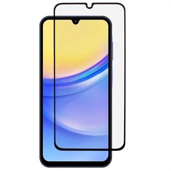 Samsung Galaxy A26 5G Skærmbeskytter Silketryk Fuld Lim Hærdet Glas Skærmfilm