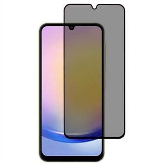 Til Samsung Galaxy A26 5G Anti-Peep Fuld Dækning Skærmbeskytter Silketryk Hærdet Glasfilm