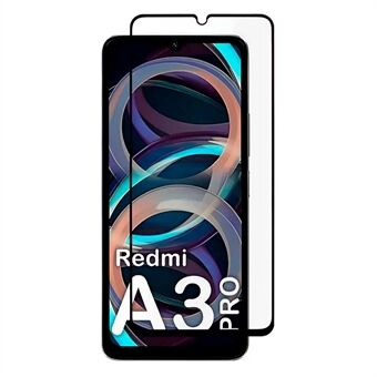 For Xiaomi Redmi A3 Pro 4G Hærdet Glas Fuld Skærmbeskytter 9H Hårdhed