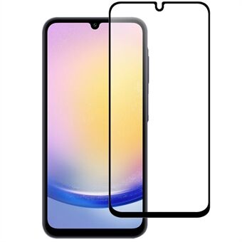 Til Samsung Galaxy A26 5G AGC Glas Skærmbeskytter Fuld Lim Sort Kant Skærmfilm