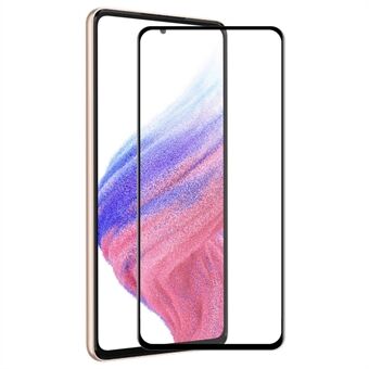 ENKAY HAT Prince Til Samsung Galaxy A54 5G Anti-ridse fuld skærmbeskytter 6D Silke Print Fuld Lim Høj Aluminium-silicium Glas Anti-eksplosionsfilm