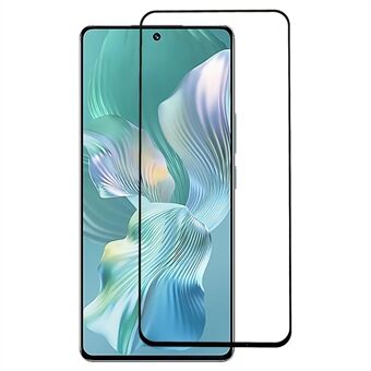 Hærdet glasfilm til Honor 80 Pro Flat 5G , silketryk fuld lim Ultra klar fuldskærmsdækselbeskytter