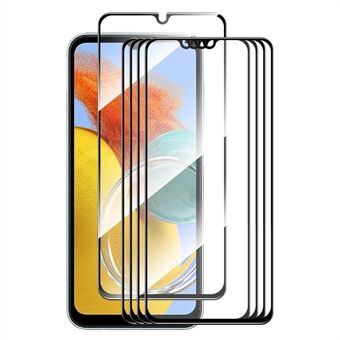 ENKAY HAT Prince 5 Stk til Samsung Galaxy M14 5G Høj Aluminium-silicium Glas Anti-eksplosionsfilm 0.26mm 9H 2.5D Silk Printing Screen Protector