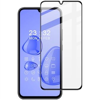 IMAK Pro+ Series til Samsung Galaxy A24 4G 9H Hårdhed HD fuld skærmbeskytter Anti-støv hærdet glasfilm