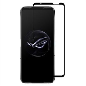 RURIHAI Til Asus ROG Phone 7 5G skærmbeskytter 2.5D høj aluminium-silicium glas Sekundær hærdende fuld lim film