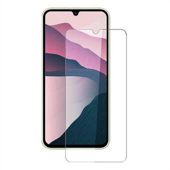 Til Samsung Galaxy A34 5G 2.5D Arc Edge hærdet glasfilm Fingeraftryk gratis HD skærmbeskytter