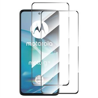 ENKAY HAT Prince 2stk til Motorola Moto G72 4G / G71s 5G 9H Anti-ridsefilm 2.5D 0.26mm Høj aluminium-silicium glasskærmbeskytter