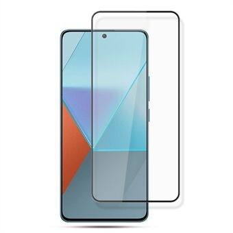 AMORUS Til Xiaomi Redmi Note 13 Pro 4G / Poco M6 Pro 4G Skærmbeskytter Silketryk Hærdet Glas Film - Sort