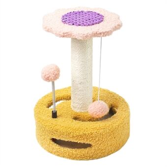 Cat Tree Cat Tower Pet Play Stand med dinglende bold til killinger Voksne katte