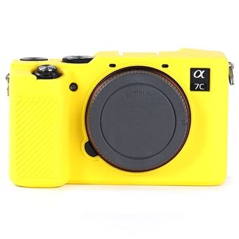 For Sony A7C Anti-slip Dust-proof Anti-collision Silicone ILDC Camera Protective Cover Case