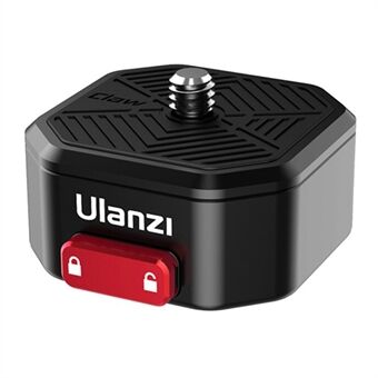 Ulanzi Claw Quick Release Plate Mini QR Plater med 1/4 tomme skrue 50 kg belastningsleje til DSLR kamera