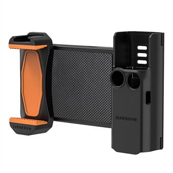 SUNNYLIFE OP3-AD744 til DJI Osmo Pocket 3 Udvidet Mobiltelefon Holder med Opbevaringsetui, Actionkameratilbehør med 1/4-skruelås.