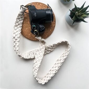 120cm Håndvævet Kamerarem Boheme Stil Taske Skulderrem Crossbody Nøglesnor