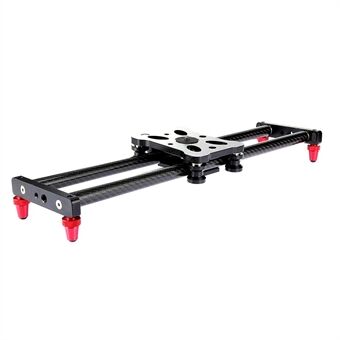 40-CF-SL Dolly Camera Slider 40cm Carbon Fiber Camera Track Stabilizer Rail til DSLR, mobiltelefon, med taske