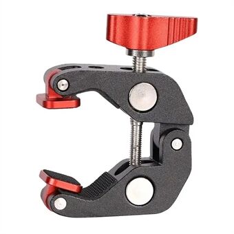 J027 Super Clamp Krabbetang Clip Kamera Magic Arm Clamp Skrivebordsmontering til DSLR Rig Rods Kameraer Paraplyer