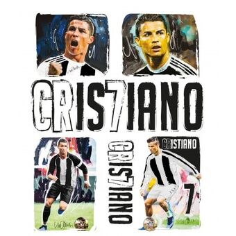 Vægklistermærker Cristiano Ronaldo 6 stk